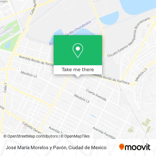 José María Morelos y Pavón map