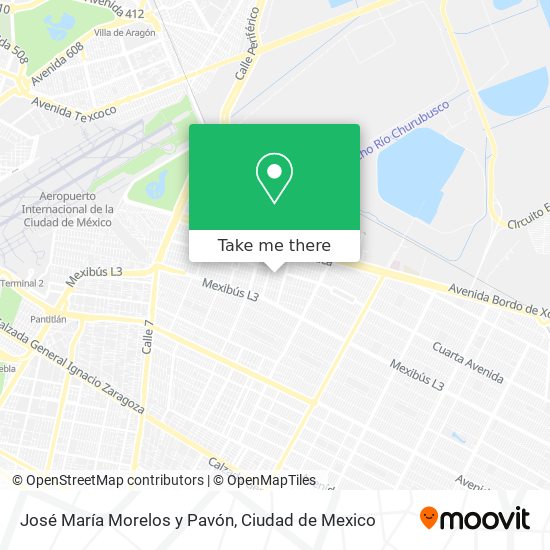 José María Morelos y Pavón map