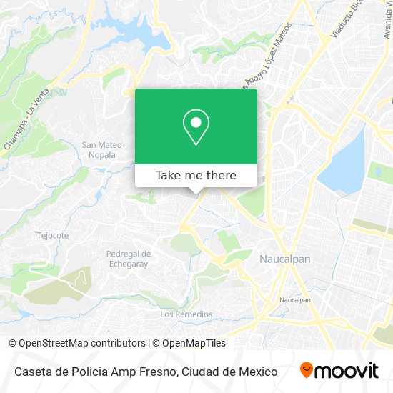 Caseta de Policia Amp Fresno map