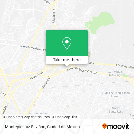 Montepío Luz Saviñón map