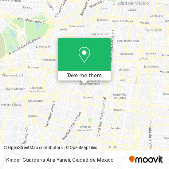 Kinder Guarderia Ana Yaneli map