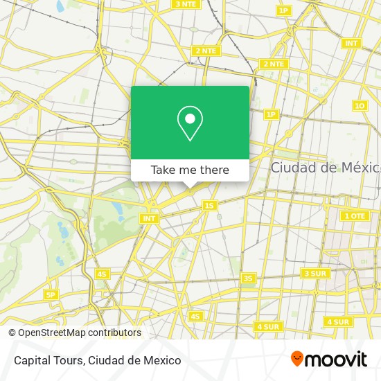 Mapa de Capital Tours