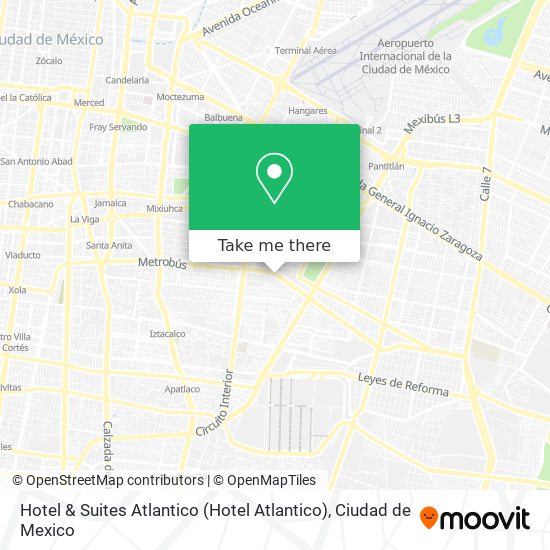 Hotel & Suites Atlantico (Hotel Atlantico) map