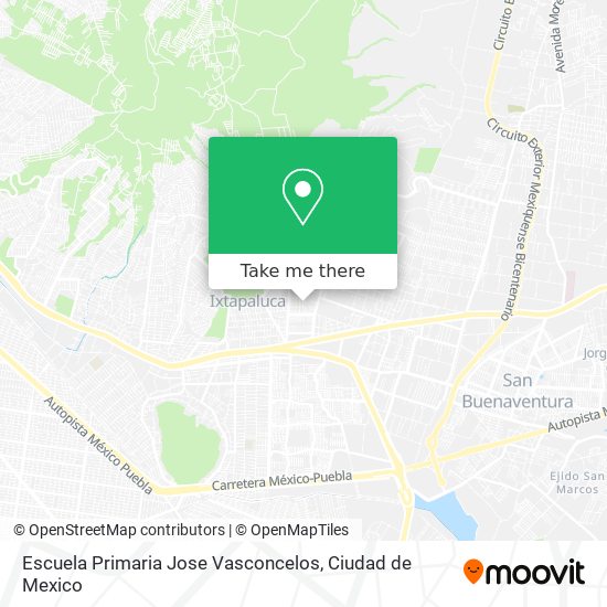 Escuela Primaria Jose Vasconcelos map