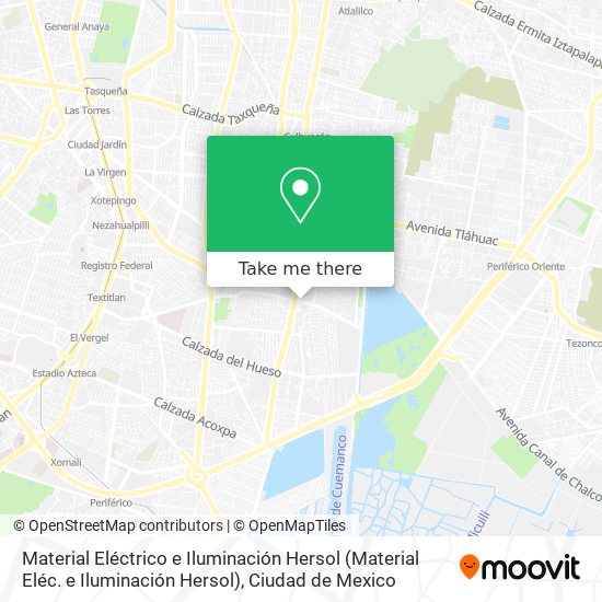 Mapa de Material Eléctrico e Iluminación Hersol