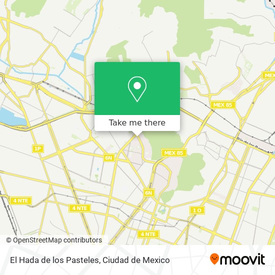 El Hada de los Pasteles map