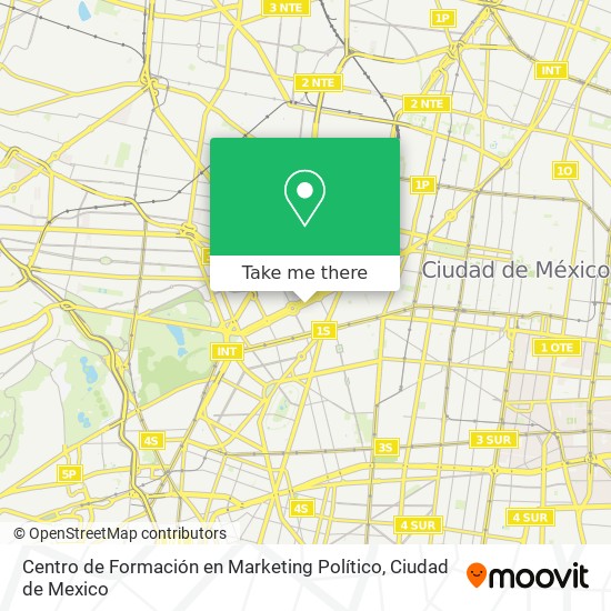 Centro de Formación en Marketing Político map
