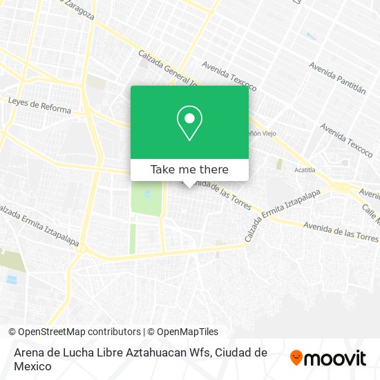 Mapa de Arena de Lucha Libre Aztahuacan Wfs