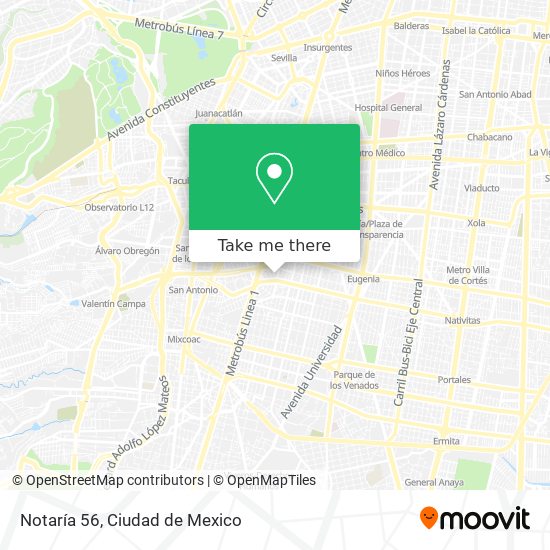 Notaría 56 map
