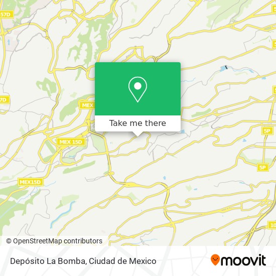 Depósito La Bomba map