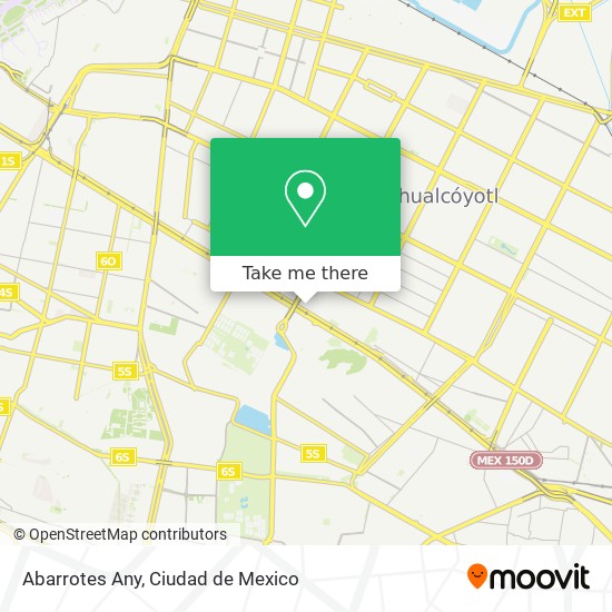 Abarrotes Any map