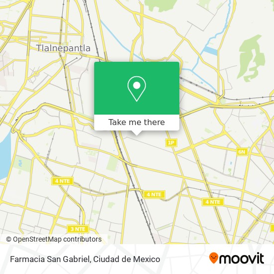 Farmacia San Gabriel map