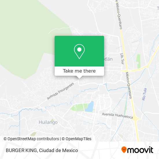 BURGER KING map