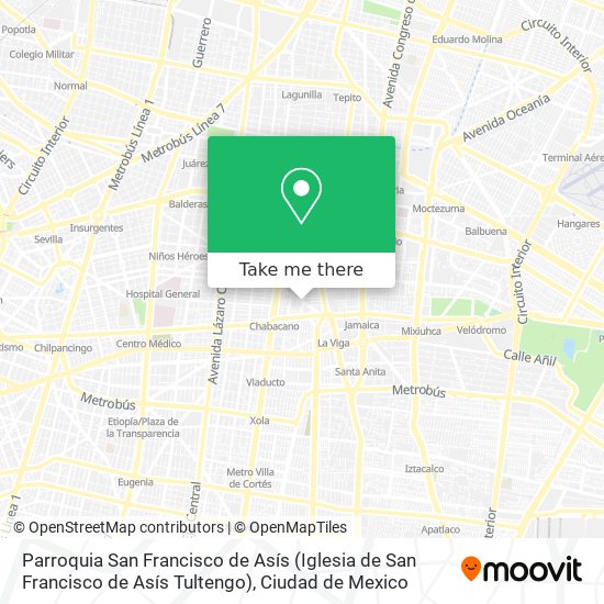 Parroquia San Francisco de Asís (Iglesia de San Francisco de Asís Tultengo) map