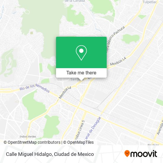 Mapa de Calle Miguel Hidalgo