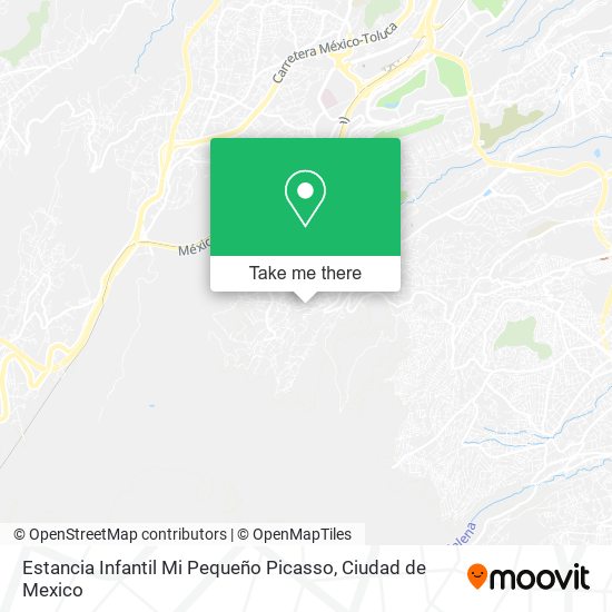 Mapa de Estancia Infantil Mi Pequeño Picasso