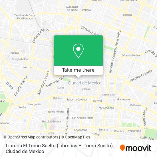 Librería El Tomo Suelto map