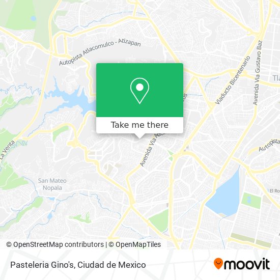 Pasteleria Gino's map