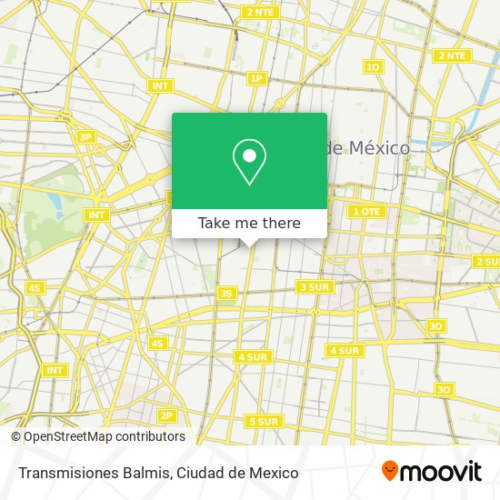 Transmisiones Balmis map