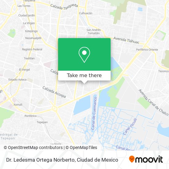 Dr. Ledesma Ortega Norberto map