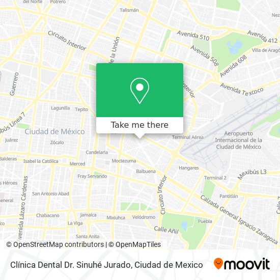 Clínica Dental Dr. Sinuhé Jurado map
