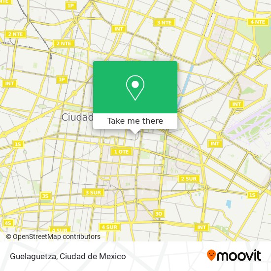 Guelaguetza map