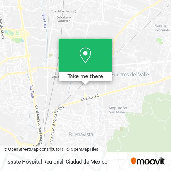 Mapa de Issste Hospital Regional