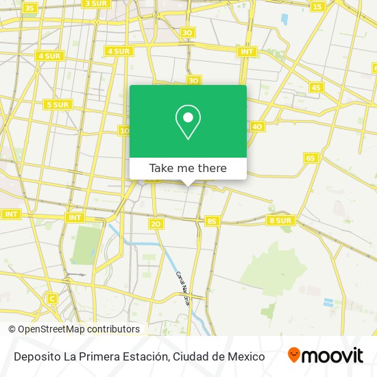 Mapa de Deposito La Primera Estación