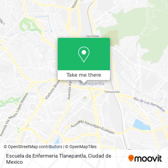 Escuela de Enfermeria Tlanepantla map