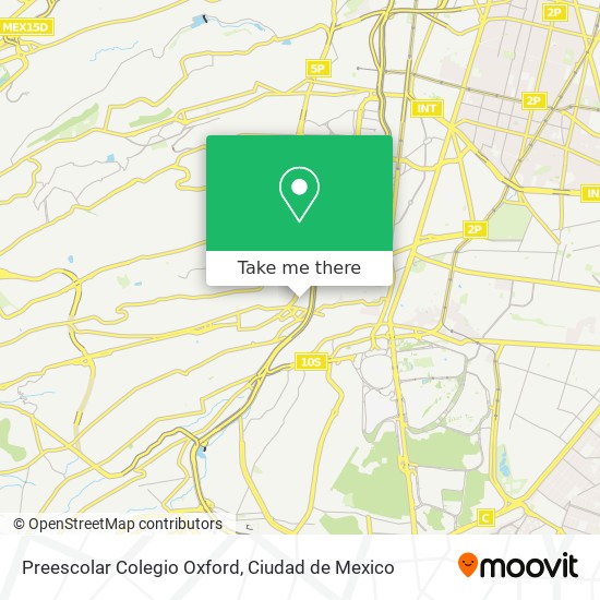 Preescolar Colegio Oxford map