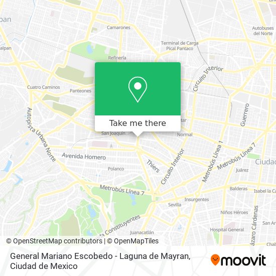 General Mariano Escobedo - Laguna de Mayran map