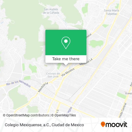 Colegio Mexiquense, a.C. map