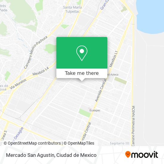 Mapa de Mercado San Agustín