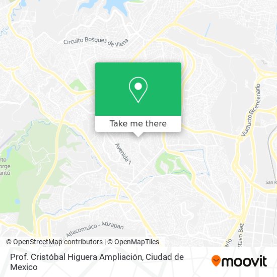 Prof. Cristóbal Higuera Ampliación map