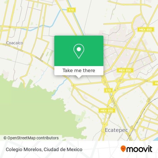 Colegio Morelos map