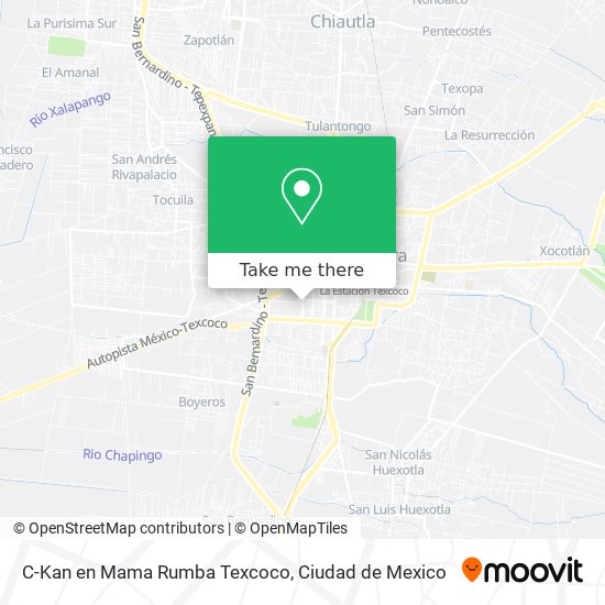 C-Kan en Mama Rumba Texcoco map