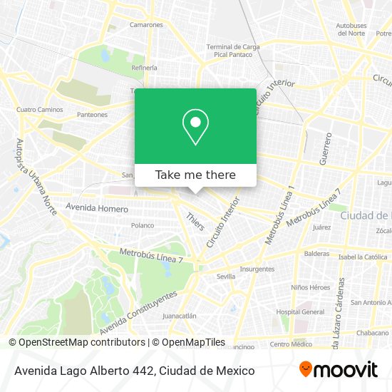 Avenida Lago Alberto 442 map