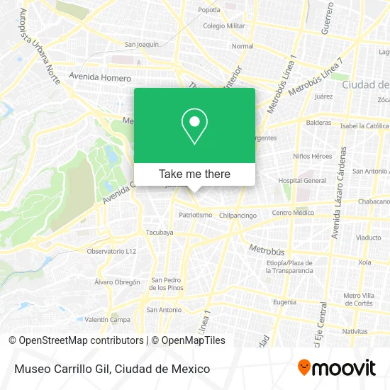 Museo Carrillo Gil map