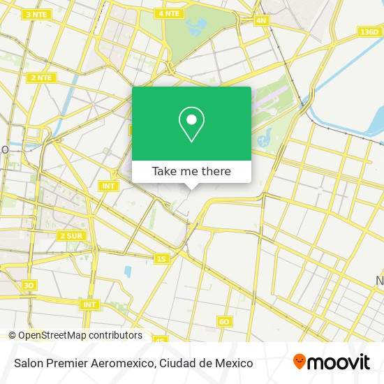 Mapa de Salon Premier Aeromexico