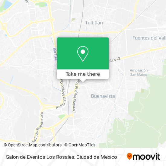 Salon de Eventos Los Rosales map