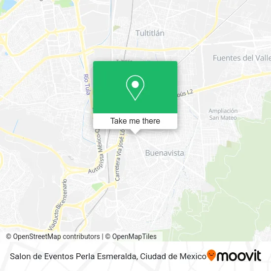 Salon de Eventos Perla Esmeralda map