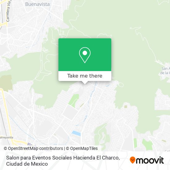 Salon para Eventos Sociales Hacienda El Charco map