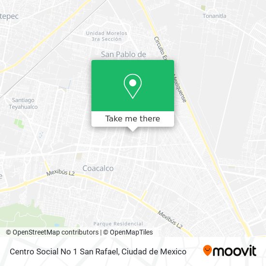 Centro Social No 1 San Rafael map
