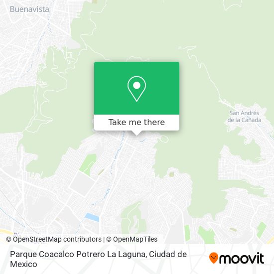 Mapa de Parque Coacalco Potrero La Laguna