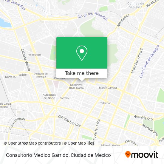 Consultorio Medico Garrido map