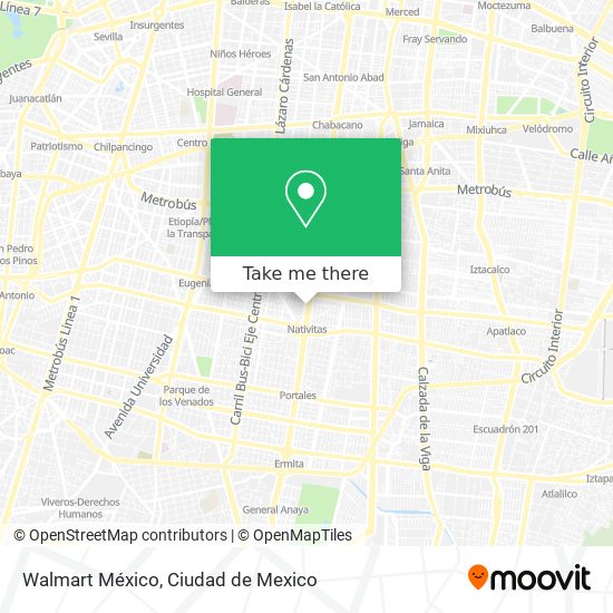 Walmart México map