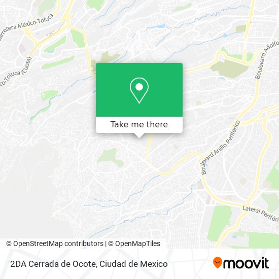 2DA Cerrada de Ocote map