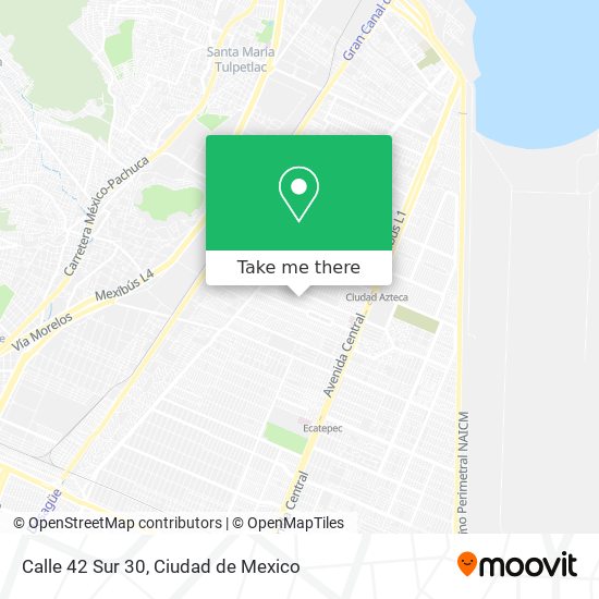Calle 42 Sur 30 map