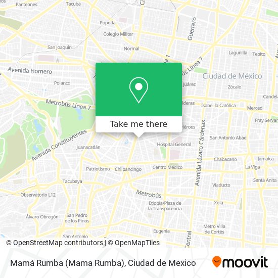 Mamá Rumba (Mama Rumba) map