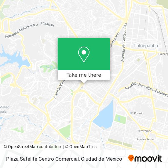 Plaza Satélite Centro Comercial map